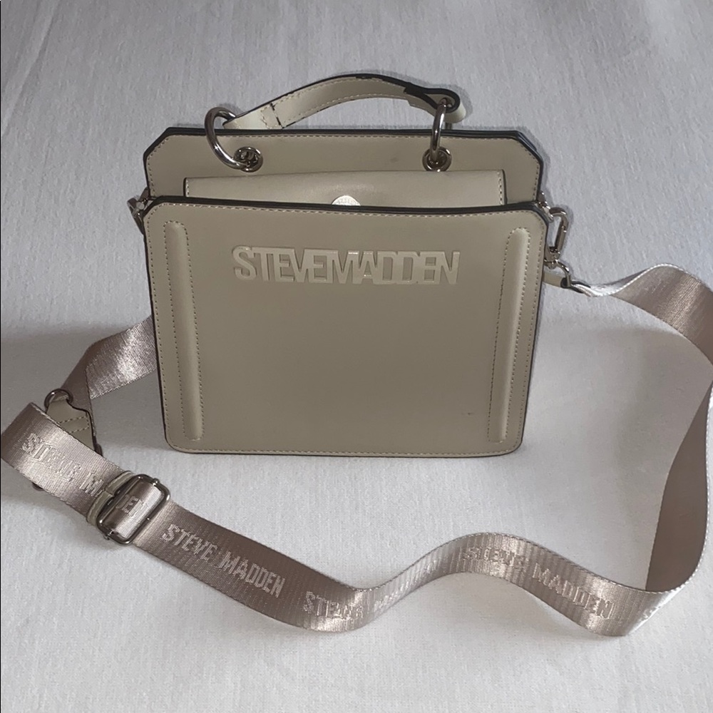 Steve Madden Beige Crossbody Bag